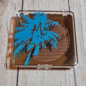 Matte Bronzer with Blue Palm Design